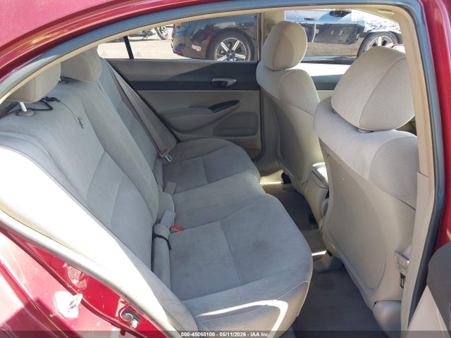 45068100 :رقم المزاد ، 2HGFA1F51AH587680 vin ، 2010 Honda Civic Lx مزاد بيع