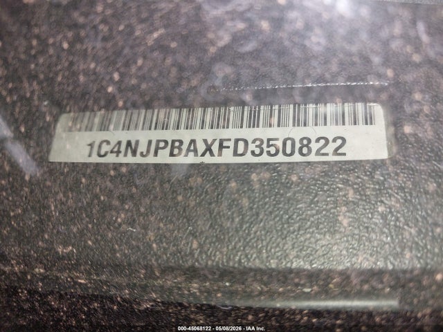 Aukcja sprzedaży 2015 Jeep Patriot Altitude Edition, vin: 1C4NJPBAXFD350822, numer aukcji: 45068122