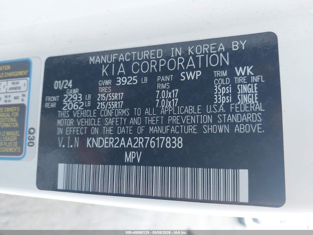 KIA SELTOS EX 2024 KNDER2AA2R7617838 Image 9