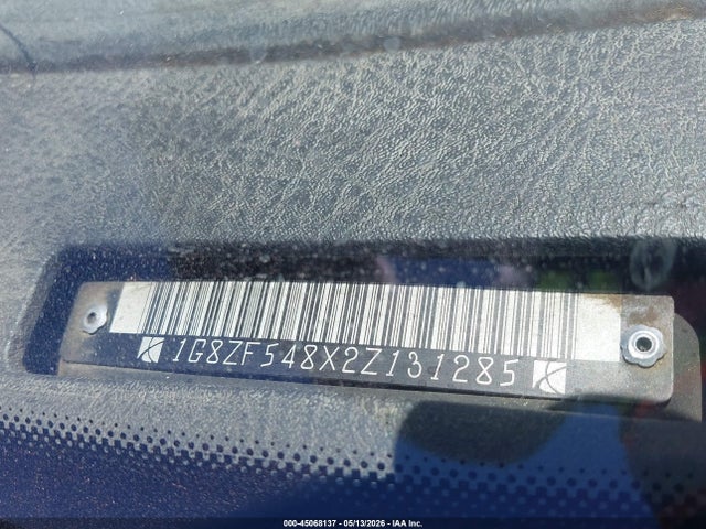 45068137 :رقم المزاد ، 1G8ZF548X2Z131285 vin ، 2002 Saturn S-series Sl مزاد بيع
