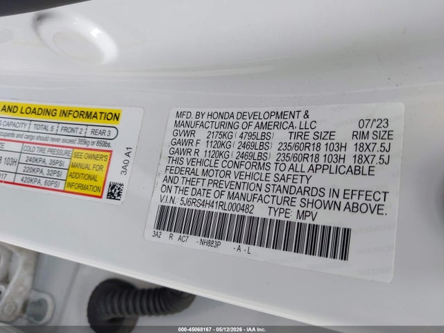 Honda Cr-v Ex Awd 2024 5J6RS4H41RL000482 Image 9