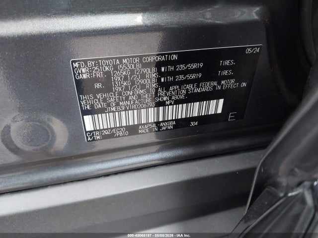 2024 Toyota Rav4 Prime Xse მანქანა იყიდება აუქციონზე, vin: JTMEB3FV1RD206793, აუქციონის ნომერი: 45068197