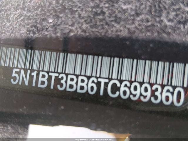 45068211 :رقم المزاد ، 5N1BT3BB6TC699360 vin ، 2026 Nissan Rogue Sv مزاد بيع