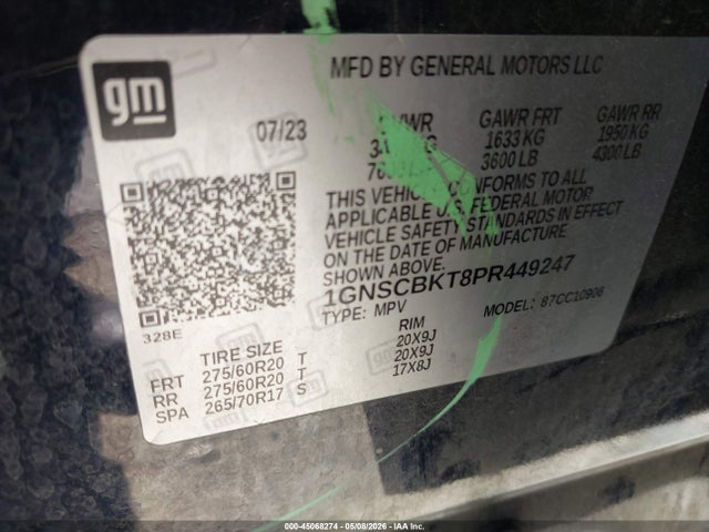 Chevrolet Suburban 2wd Ls 2023 1GNSCBKT8PR449247 Image 9