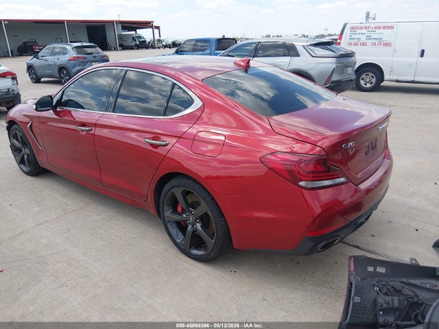 2019 Genesis G70 მანქანა იყიდება აუქციონზე, vin: KMTG34LE0KU019858, აუქციონის ნომერი: 45068366