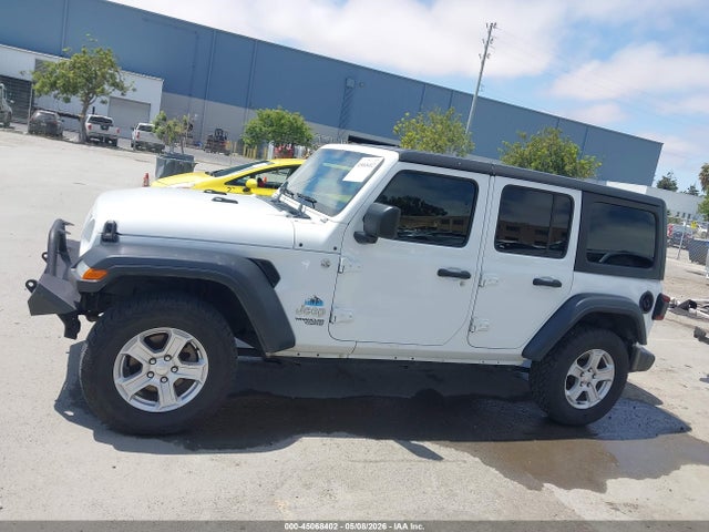 Продажа на аукционе авто 2021 Jeep Wrangler Unlimited Sport S 4x4, vin: 1C4HJXDG2MW523703, номер лота: 45068402