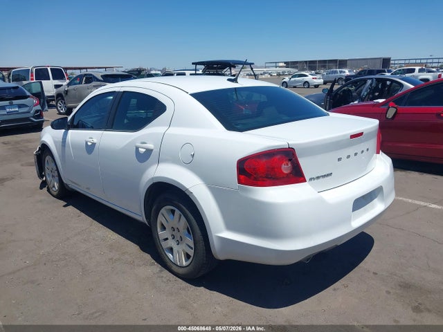 45068648 :رقم المزاد ، 1C3CDZAG5DN760374 vin ، 2013 Dodge Avenger Se V6 مزاد بيع