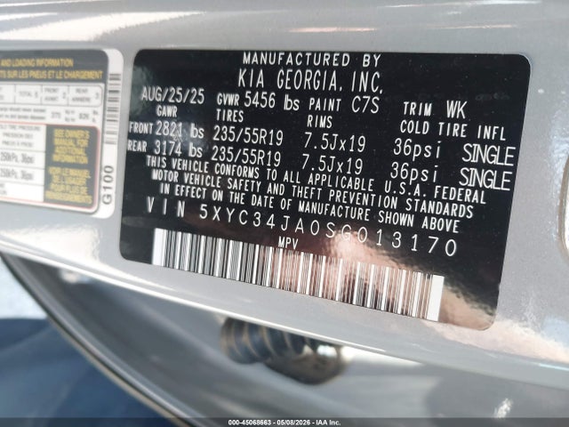 KIA Ev6 Wind Rwd 2025 5XYC34JA0SG013170 Image 9
