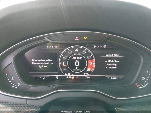 Продаж на аукціоні авто 2019 Audi Sq5 3.0t Premium, vin: WA1C4AFY3K2078200, номер лоту: 45068666
