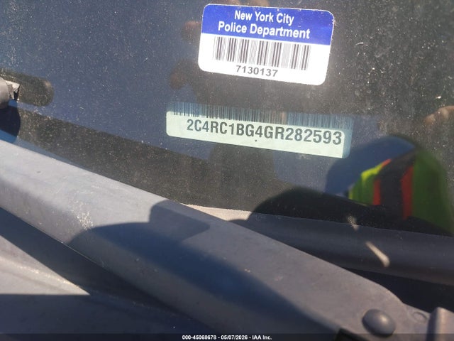 Продаж на аукціоні авто 2016 Chrysler Town & Country Touring, vin: 2C4RC1BG4GR282593, номер лоту: 45068678