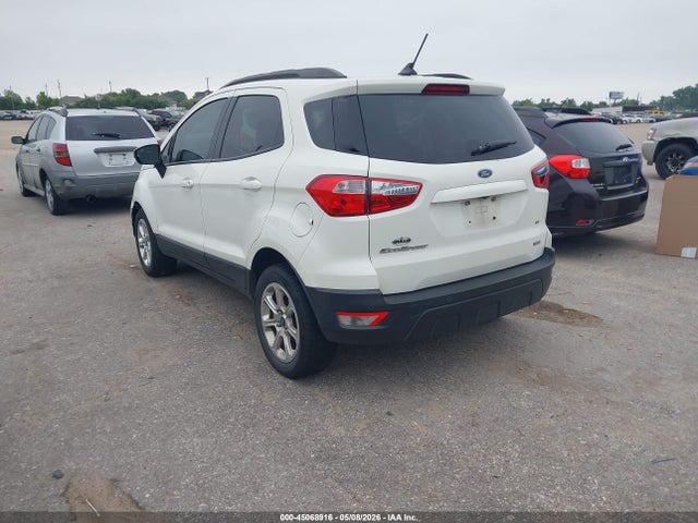 Продаж на аукціоні авто 2020 Ford Ecosport Se, vin: MAJ3S2GE4LC328146, номер лоту: 45068916