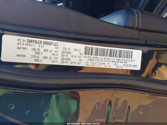 2014 Dodge Durango Citadel მანქანა იყიდება აუქციონზე, vin: 1C4SDJET7EC303949, აუქციონის ნომერი: 45069050