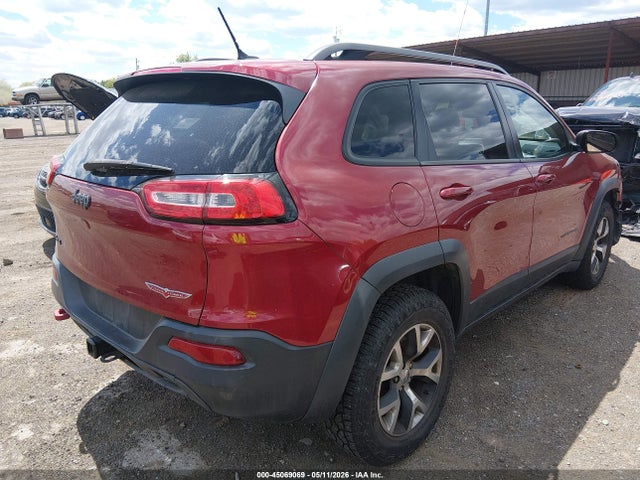 2015 Jeep Cherokee Trailhawk მანქანა იყიდება აუქციონზე, vin: 1C4PJMBS0FW522781, აუქციონის ნომერი: 45069069