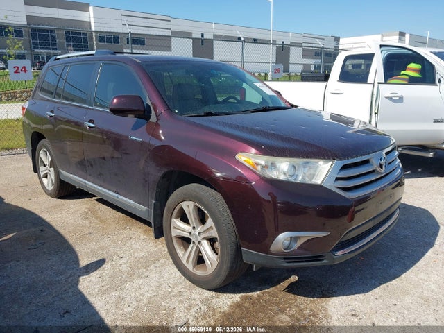 2013 Toyota Highlander Limited V6 მანქანა იყიდება აუქციონზე, vin: 5TDYK3EH2DS127249, აუქციონის ნომერი: 45069139
