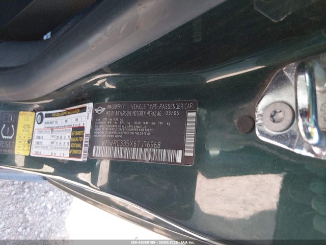 45069189 :رقم المزاد ، WMWRC335X6TJ76968 vin ، 2006 Mini Cooper مزاد بيع