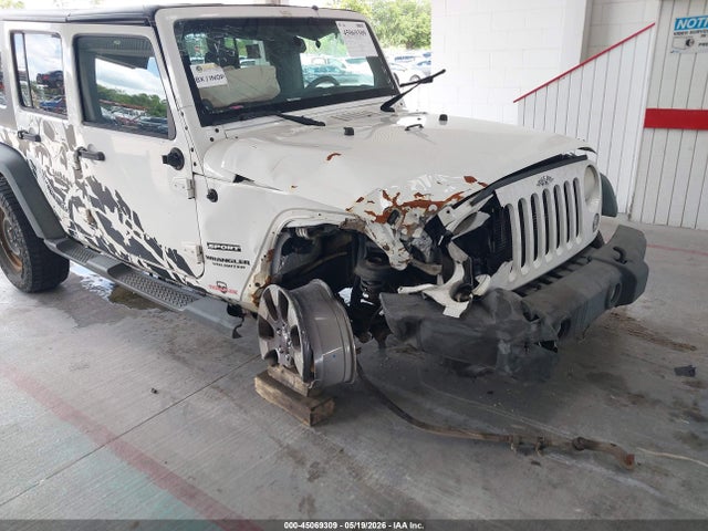 45069309 :رقم المزاد ، 1C4HJWDG8EL177444 vin ، 2014 Jeep Wrangler Unlimited Sport مزاد بيع
