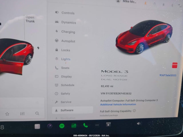 Tesla Model 3 Long Range/performance 2019 5YJ3E1EB2KF453832 Image 7