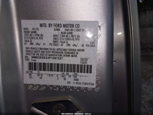 NM0GE9E23P1561227 Ford Transit Connect Xl Passenger