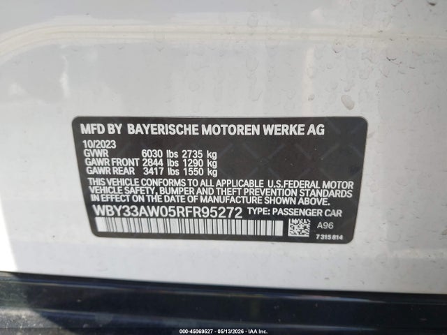 WBY33AW05RFR95272 BMW I4 Gran Coupe M50