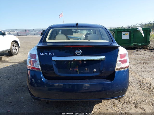 2012 Nissan Sentra 2.0 S მანქანა იყიდება აუქციონზე, vin: 3N1AB6AP6CL735864, აუქციონის ნომერი: 45069556