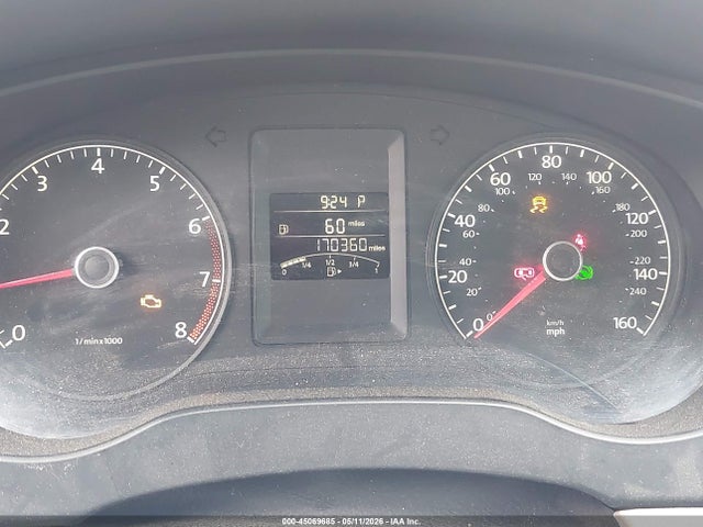 2014 Volkswagen Jetta 2.0l S მანქანა იყიდება აუქციონზე, vin: 3VW2K7AJ5EM291048, აუქციონის ნომერი: 45069685