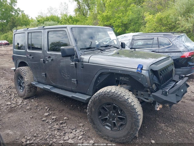 45069737 :رقم المزاد ، 1C4BJWDG4GL206026 vin ، 2016 Jeep Wrangler Unlimited Willys Wheeler مزاد بيع