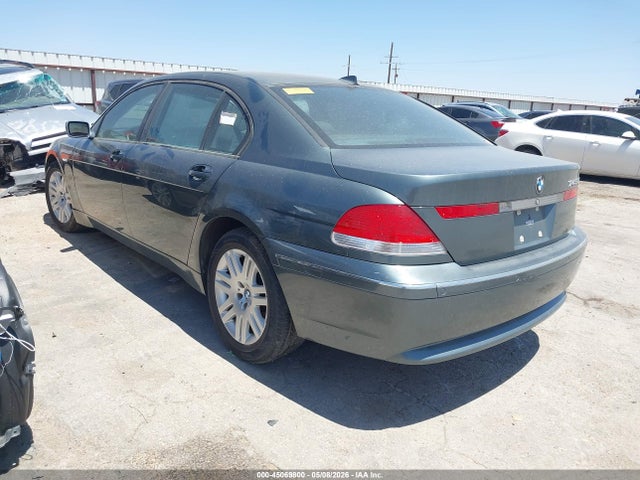 2003 Bmw 745li მანქანა იყიდება აუქციონზე, vin: WBAGN63473DR16086, აუქციონის ნომერი: 45069800