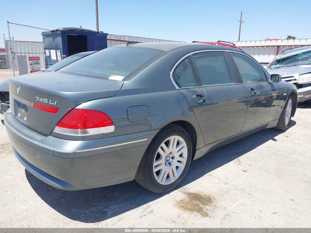 2003 Bmw 745li მანქანა იყიდება აუქციონზე, vin: WBAGN63473DR16086, აუქციონის ნომერი: 45069800