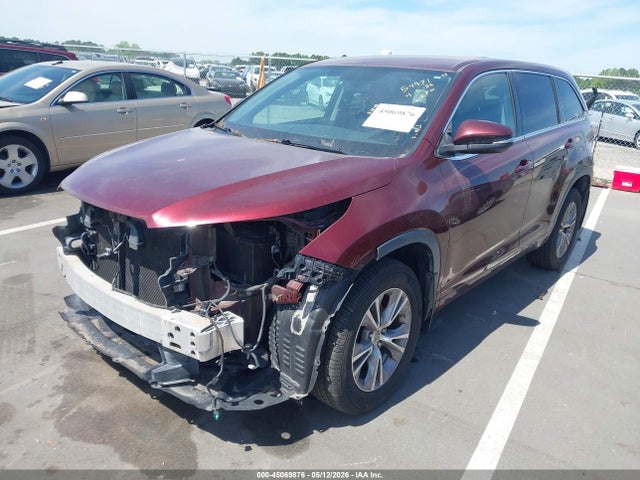 2014 Toyota Highlander Le Plus V6 მანქანა იყიდება აუქციონზე, vin: 5TDBKRFH6ES021251, აუქციონის ნომერი: 45069876