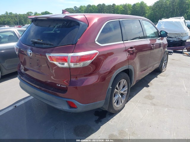 2014 Toyota Highlander Le Plus V6 მანქანა იყიდება აუქციონზე, vin: 5TDBKRFH6ES021251, აუქციონის ნომერი: 45069876