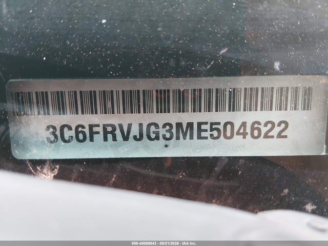 Продаж на аукціоні авто 2021 Ram Promaster 3500 Cargo Van High Roof 159 Wb Ext, vin: 3C6FRVJG3ME504622, номер лоту: 45069943