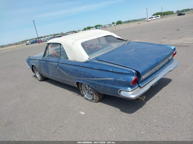 45069944 :رقم المزاد ، 7332639858 vin ، 1963 Dodge Dart مزاد بيع