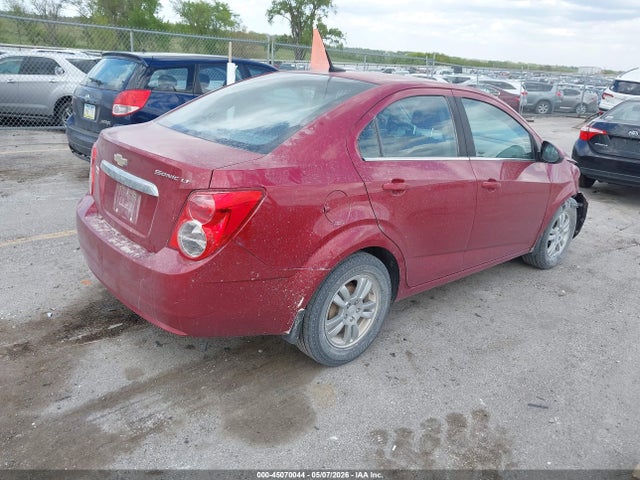 Aukcja sprzedaży 2013 Chevrolet Sonic Lt Auto, vin: 1G1JC5SH6D4149631, numer aukcji: 45070044