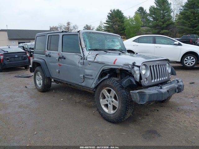 Продажа на аукционе авто 2016 Jeep Wrangler Unlimited Sport, vin: 1C4BJWDG3GL127740, номер лота: 45070102