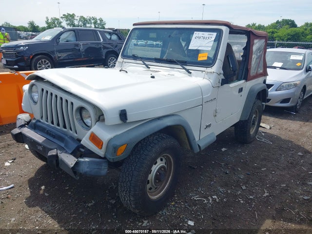 45070157 :رقم المزاد ، 1J4FA29P6YP787293 vin ، 2000 Jeep Wrangler / Tj Se مزاد بيع