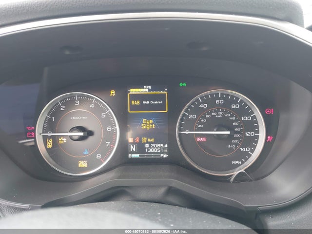 45070162 :رقم المزاد ، JF2GTAMC1JH318116 vin ، 2018 Subaru Crosstrek 2.0i Limited مزاد بيع