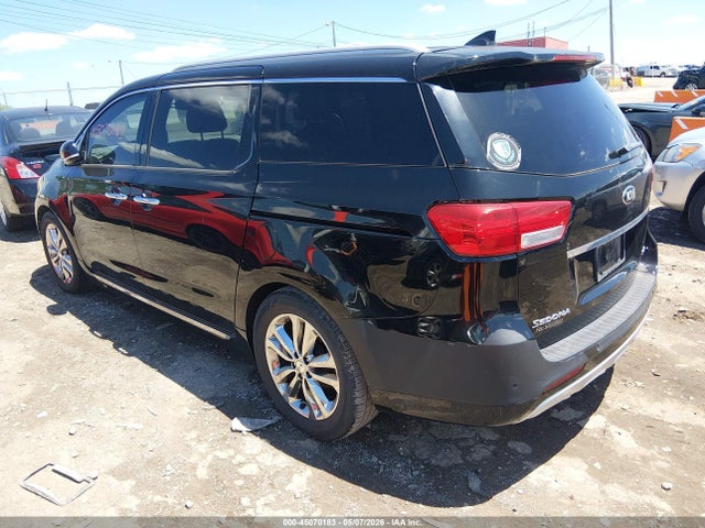 2016 Kia Sedona Sx Luxury მანქანა იყიდება აუქციონზე, vin: KNDME5C18G6127686, აუქციონის ნომერი: 45070183