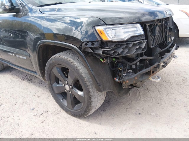 2015 Jeep Grand Cherokee Overland მანქანა იყიდება აუქციონზე, vin: 1C4RJFCM3FC618538, აუქციონის ნომერი: 45070291