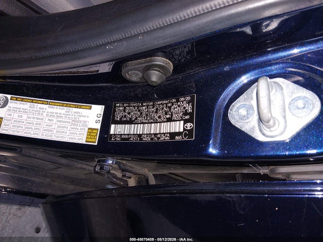 2021 Toyota Corolla Le მანქანა იყიდება აუქციონზე, vin: JTDEPMAE6MJ138256, აუქციონის ნომერი: 45070409