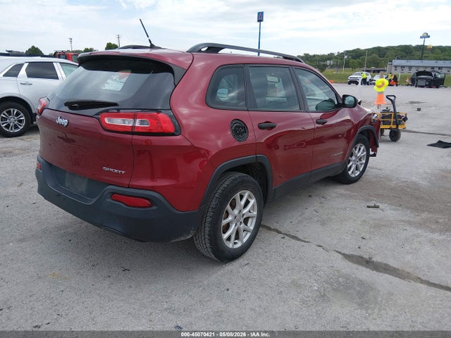 Aukcja sprzedaży 2016 Jeep Cherokee Sport, vin: 1C4PJLAB3GW137342, numer aukcji: 45070421