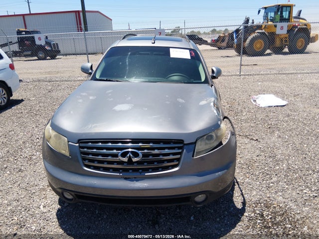 Aukcja sprzedaży 2005 Infiniti Fx35, vin: JNRAS08U05X102953, numer aukcji: 45070472