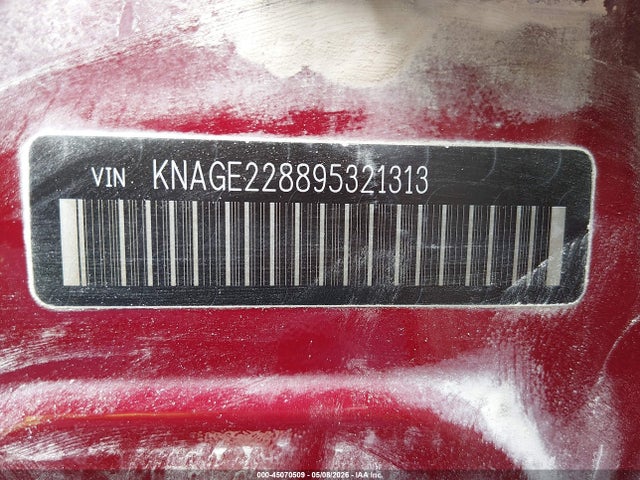 Продаж на аукціоні авто 2009 Kia Optima Lx, vin: KNAGE228895321313, номер лоту: 45070509