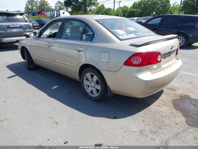 2007 Kia Optima Lx მანქანა იყიდება აუქციონზე, vin: KNAGE123475146277, აუქციონის ნომერი: 45070529
