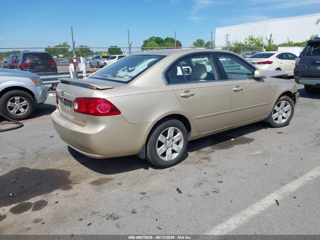 2007 Kia Optima Lx მანქანა იყიდება აუქციონზე, vin: KNAGE123475146277, აუქციონის ნომერი: 45070529
