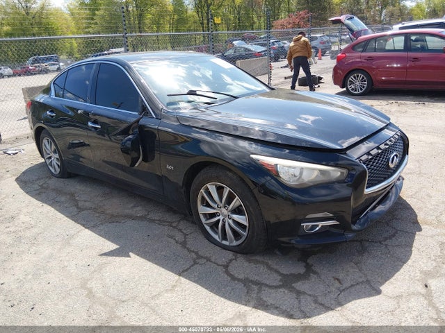 2017 Infiniti Q50 2.0t Base მანქანა იყიდება აუქციონზე, vin: JN1CV7AR9HM681982, აუქციონის ნომერი: 45070733