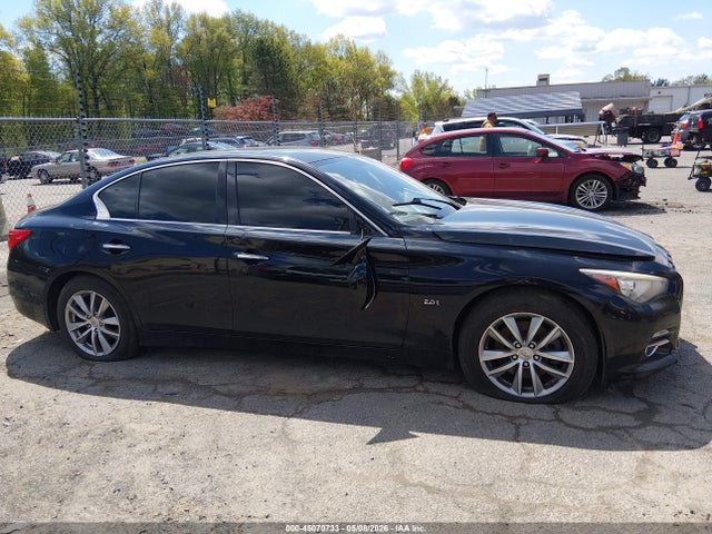 2017 Infiniti Q50 2.0t Base მანქანა იყიდება აუქციონზე, vin: JN1CV7AR9HM681982, აუქციონის ნომერი: 45070733