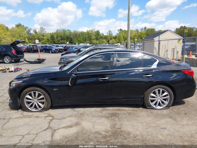 2017 Infiniti Q50 2.0t Base მანქანა იყიდება აუქციონზე, vin: JN1CV7AR9HM681982, აუქციონის ნომერი: 45070733