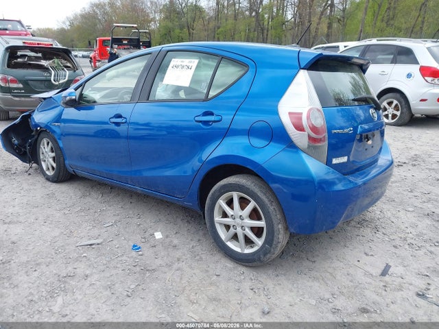 2012 Toyota Prius C Three მანქანა იყიდება აუქციონზე, vin: JTDKDTB30C1009401, აუქციონის ნომერი: 45070784