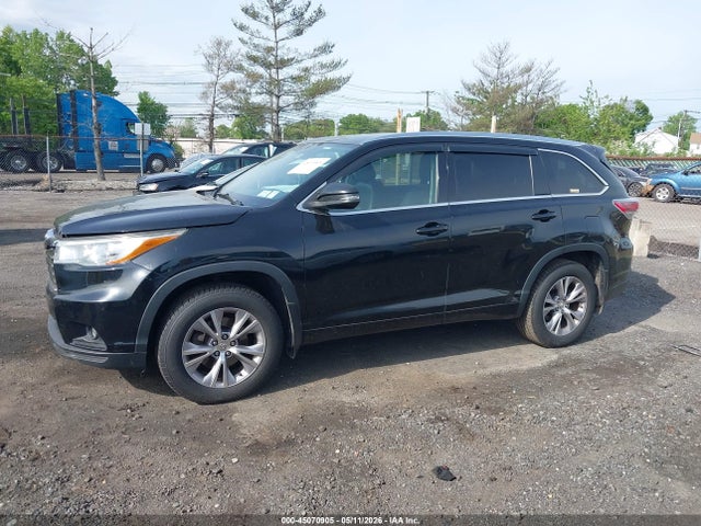 2015 Toyota Highlander Xle V6 მანქანა იყიდება აუქციონზე, vin: 5TDJKRFH3FS093747, აუქციონის ნომერი: 45070905