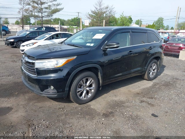 2015 Toyota Highlander Xle V6 მანქანა იყიდება აუქციონზე, vin: 5TDJKRFH3FS093747, აუქციონის ნომერი: 45070905